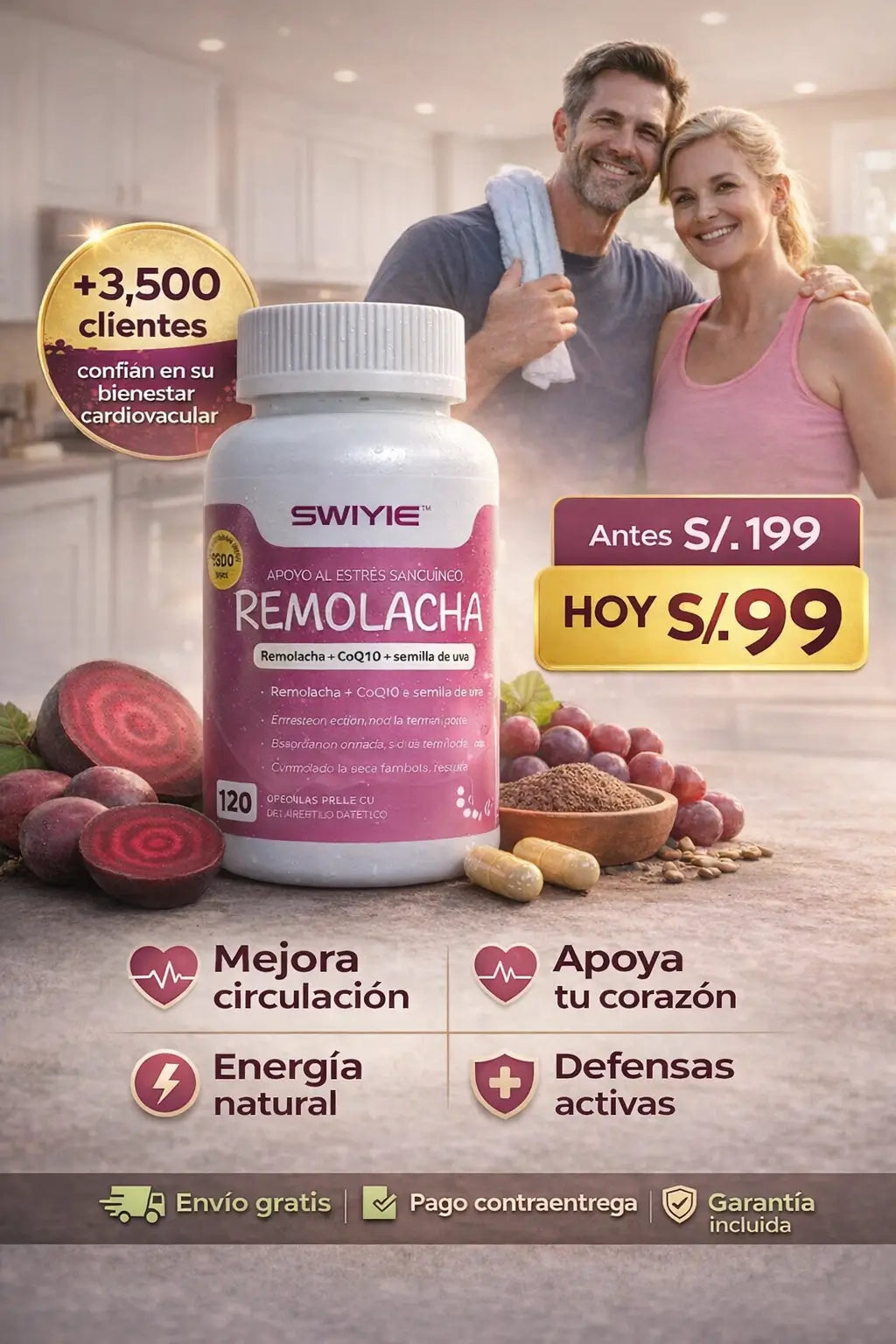 REMOLACHA - Apoyo al Estrés Sanguineo