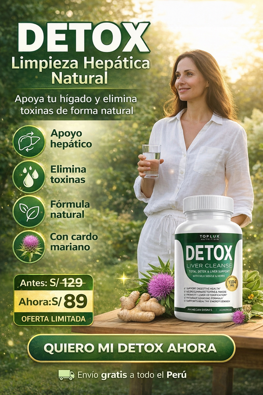 Toplux Detox  Limpieza Hepática