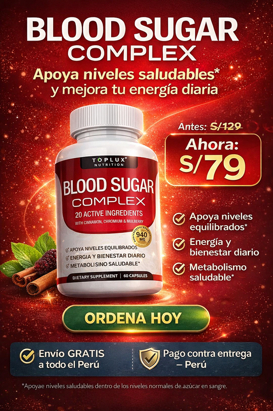 Blood Sugar Complex – Toplux Nutrition