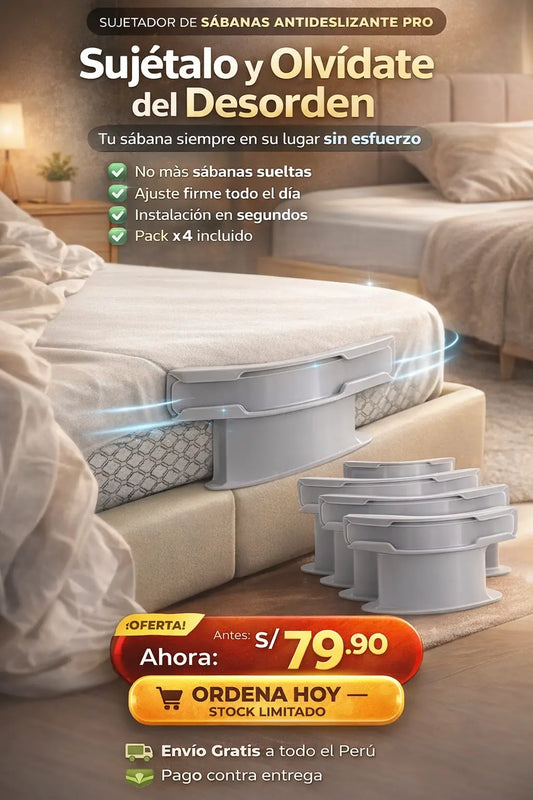 Sujetador de Sábanas Antideslizante Pro
