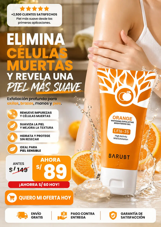 gel exfoliante orange
